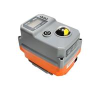 ITFOWIYD Actionneur de Commande électrique Intelligent 20 Nm, analogique 0-5 V, 0-10 V, 4-20 mA, actionneur de vanne proportionnelle 220 V/24 V for la régulation de l'eau(Stem 11x11mm,AC230V-0-10V)