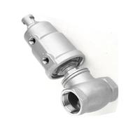 ITFOWIYD Vanne à soupape pneumatique à Filetage en T en Acier Inoxydable de 1/2", 3/4", 1" for gaz Neutre et air(Double Acting,45720)