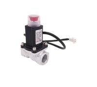 ITFOWIYD Vanne d'arrêt d'urgence for gaz Naturel, DN15, DN20, DN25, à réinitialisation Manuelle, G1/2", G3/4", G1, en Alliage d'aluminium, for Usage Domestique, DC9-24 V, 12 V CC(DN20)