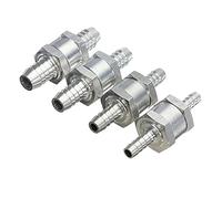 ITFOWIYD Vanne Meilleur Prix 1pc 6/8/10/12mm Alliage d'aluminium Carburant clapet Anti-Retour carburateur à Sens Unique (spécification : 8mm)(12mm)