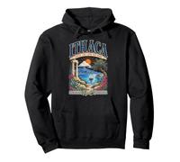 Ithaca Taking The Long Way Home Odyssey Mythologie Grecque Sweat à Capuche