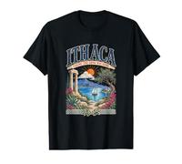 Ithaca Taking The Long Way Home Odyssey Mythologie Grecque T-Shirt Graphique avec Valeur