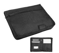 Itharon Pochette Pour Documents de Voiture- Porte-Documents Pour Voiture, Noir, Format (24x17,5 cm) pour Papiers de Voiture, Factures et Tickets, Organiseur pour Boîte à Gants