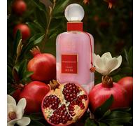 Ithra Dubai - Musk Pomegranate 100ML Eau de parfum Unisexe Note de tête : Framboise, poivre rose, orange amèreNote de coeur : Fleur d'oranger, osmanthus, jasmin, tubéreuse, néroliNote de fond : Ambre,