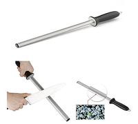 Itian 43 CM Fusil à Aiguiser pour Couteaux,Aiguiseur Couteaux,Fusil à Aiguiser Professionnel Ovale,Fusils de Cuisine de Couteaux Diamant pour des Couteaux de Cuisine et de Boucherie