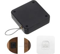 Itian Capteur Automatique sans Trou,Ferme Porte à Ressort Réglable sans Poinçonnage,800G Fermeture Porte Automatique Cordon de Fermeture de Porte pour sans Perçage d'aluminium et de Portes en Bois