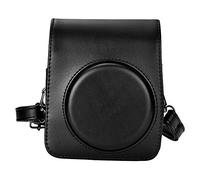 Itian Housse Compatible pour Fujifilm Instax Mini 70, Sac en Cuir PU de Première Qualité pour Fujifilm Mini 70 Appareil Photo Instantané avec la lanière Extensible (Couleur Noir)