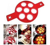 Itian Silicone Pancake Molds Silicone Boulangerie Lave-vaisselle 7 cercles, propre, sain, facile à laver
