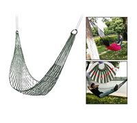 Itian Travel Camping Hamac - Coin Confortable Nylon Mesh Rope Hamac Sleeping Hanging Bed