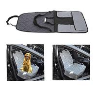 Itian Voiture Couverture de siège Pet Tapis Animaux Housse de Protection de Voiture Imperméable et Lavable avec Ceinture de Sécurité pour Chien 52 * 100CM(Gris)