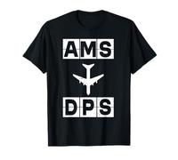 Itinéraire AMS à DPS en Avion Amsterdam Bali T-Shirt