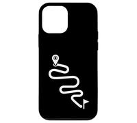 Itinéraire courbé Minimal Cyclisme Aventure Path Design Coque pour iPhone 12 Mini