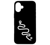 Itinéraire courbé Minimal Cyclisme Aventure Path Design Coque pour iPhone 16 Plus