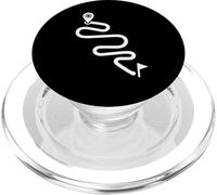 Itinéraire courbé Minimal Cyclisme Aventure Path Design PopSockets PopGrip pour MagSafe