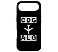 Itinéraire d'avion CDG vers ALG Paris Alger Coque pour iPhone Air