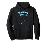 Itinéraire de Marche Direction du Sentier Design Minimaliste Sweat à Capuche