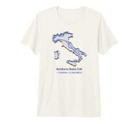 Itinéraire du CAI Sentiero Italia T-Shirt Haut de Gamme