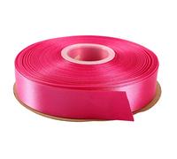 ITIsparkle Ruban Satin 25mm x 45m Environ Décoration Pour Diy, Mariage, Fête et Emballage Cadeau, Faire nœud Papillon - Rose