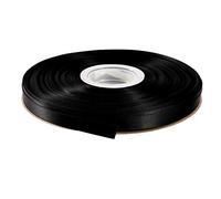 ITIsparkle Ruban Satin 9mm x 45m Environ Décoration Pour Diy, Mariage, Fête et Emballage Cadeau, Faire nœud Papillon - Noir