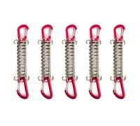 Itkcozcg 1/4/5/6/10 boucles élastiques en acier inoxydable pour tente de camping