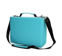 Itkcozcg 168/224 emplacements Grand étui de marqueurs en cuir avec bandoulière Multicouche Marqueurs d'art Sac de transport Stylo marqueur