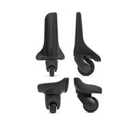 Itkcozcg 3. Lot de 4 valises de rechange robustes avec roulettes pivotantes à 4 trous pour réparation de valise