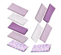 Itkcozcg Accessoires chauds, ensemble de mouchoirs élégants à fleurs pour tous les âges, grands bandanas, serviettes pour le visage pour femmes, chiffon de poche, mouchoir carré de 10 pièces, Série