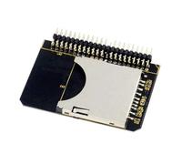 Itkcozcg Adaptateur de carte mémoire vers convertisseur mâle de 6,3 cm 44 broches pour disque dur d'ordinateur portable pour carte mémoire adaptateur de carte mémoire