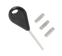 Itkcozcg Aileron de planche de surf universel hexagonal avec vis pour planche de surf, wakeboard, longboard, planche de surf aileron