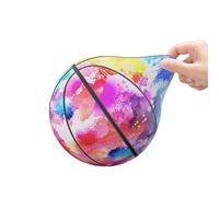 Itkcozcg Ballon d'entraînement léger à faible bruit avec housse souple en mousse silencieuse pour intérieur et extérieur