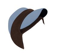 Itkcozcg Bandeau cache-oreilles doux et chaud avec cache-oreilles pour cyclisme et sports de plein air Marron