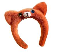 Itkcozcg Bandeau en peluche avec oreilles de chat pour adolescentes, filles, bandeau doux pour les vacances, les fêtes, les réunions, le lavage du visage, pour femme