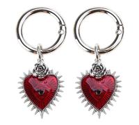 Itkcozcg Bijou tendance, 2 boucles de chaussures en forme de cœur avec boucles uniques en toile pour les occasions décontractées et formelles, Alliage