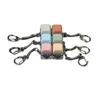 Itkcozcg Bijou tendance, clavier portable changeant de couleur, clavier à commutateurs mécaniques, porte-clés pour le divertissement
