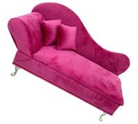 Itkcozcg Boîte à bijoux de luxe en flanelle en forme de canapé avec rangement pour roses et plusieurs compartiments pour colliers, organiseurs de bijoux en forme de rose