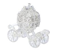 Itkcozcg Boîte à bijoux en forme de carrosse citrouille d'Halloween avec esthétique européenne multifonctionnelle, décoration d'intérieur pour décoration d'intérieur pour décoration sur le thème des