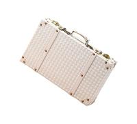 Itkcozcg Boîte de rangement vintage en cuir et bois de style européen pour la maison ou le bureau