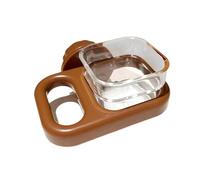 Itkcozcg Bol d'alimentation en Cage À Oiseaux en Plastique avec Pince Facile À Installer Une Tasse d'alimentation L'alimentation Claire pour Les Perroquets Et Les Accessoires De Cage Oiseaux Petits