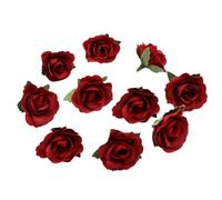 Itkcozcg Bouquets de roses en soie rétro en vrac pour centres de table de mariage, accessoires de cheveux de mariée, fournitures artisanales, rose antique, fournitures de décoration de fête