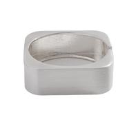 Itkcozcg Bracelet manchette carré polyvalent en alliage brillant pour tous les jours, bijoux élégants au design carré, bracelets pour femmes, bracelets tendance en alliage poli