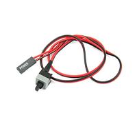 Itkcozcg Câble d'alimentation Carte Mère Calcul du PC Interrupteur D'ordinateur Interrupteur Redémarrage Cordon d'alimentation Bouton Poussoir Marche/arrêt