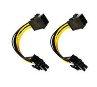 Itkcozcg Câble De Séparateur GPU 6 Broches Femelle À 8 Broches Adaptateur Masculin Adaptateur Splater Extension D'alimentation Câble Pour La Carte Graphique GPU Extension De Carte Mère