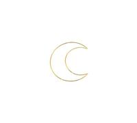 Itkcozcg Cadre Attrape-rêves en Forme Lune 50-200mm pour Attrape-rêves Fait À Main Décoration Murale Anneau Circulaire en Macramé en Métal