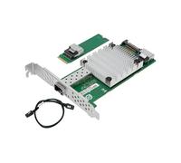 Itkcozcg Carte réseau PCIe 10 Gbit/s NVME vers SFP+ Fibre 82599 Puce 10G Ethernet pour serveur Data Center Application Networking
