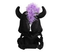 Itkcozcg Costume d'Halloween pour chien - Cape en corne de diable - Cape populaire pour animal de compagnie - Cape de cosplay pour chien - Accessoire de jeu de rôle - Costume de festival pour animaux