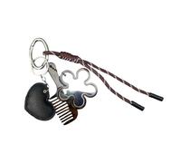 Itkcozcg Creative Designs Multifonctionnel Porte-clés Peigne Verre Portable Outil Cheveux et Accessoire Cosmétique pour Articles d'Utilisation Quotidienne