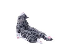 Itkcozcg Décoration De Bureau De La Sculpture Chat Miniature avec des Détails Réalistes Amourage pour Animaux Compagnie Durabilité Résine du Bureau À Domicile Figurine Small Cats Figures