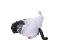 Itkcozcg Décoration De Bureau De La Sculpture Chat Miniature avec des Détails Réalistes Amourage pour Animaux Compagnie Durabilité Résine du Bureau À Domicile Figurine Small Cats Figures