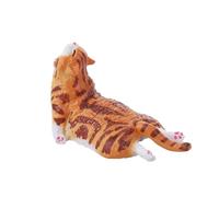 Itkcozcg Décoration De Bureau De La Sculpture Chat Miniature avec des Détails Réalistes Amourage pour Animaux Compagnie Durabilité Résine du Bureau À Domicile Figurine Small Cats Figures