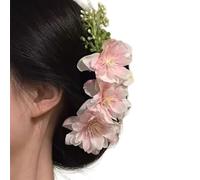 Itkcozcg Élégant peigne à cheveux en forme de fleur pour chignon latéral, prise en main sûre, peigne à cheveux léger pour femme